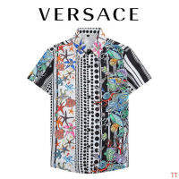 ♥(รูปจริง)♥2021ใหม่ Versace-men เสื้อแฟชั่นแขนสั้นเสื้อฤดูร้อนเสื้อสุดหล่อผ้าฝ้าย100 สบายๆเสื้อ9449