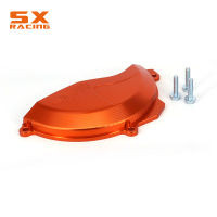 รถจักรยานยนต์ CNC สีส้มด้านขวาเครื่องยนต์กรณีที่ครอบยามสำหรับ KTM SXF250 SXF350 EXCF250 EXC-F350 EXC 250F EXCF 250