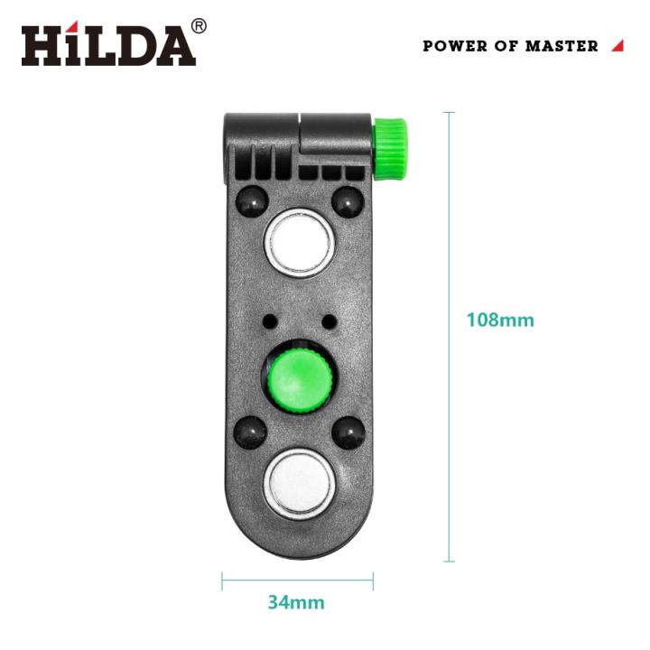 hilda-mini-laser-level-wall-bracket-adjustable-180-for-1-4-thread-laser-levels-support-wall-mounted-holder-strong-magnet