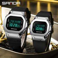 SANDA G style Mens LED Digital Watch Men And Women Couple Clock Waterproof Leisure Man Wrist Relogio Masculino