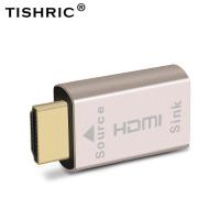 Tishric 2 In 1 Vga Hdmi ปลั๊กหลอก4K หน้าจอจำลองการแสดงผลผีหัวขาดจออะแดปเตอร์เสมือน Ddc Edid สำหรับล็อคการ์ดวิดีโอ