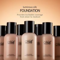 FOUNDATION LONG LASTING THROUGHOUT THE DAY นุ่มเนียนไม่เหนอะหนะผิวกับรองพื้นเนื้อบางเบา ไม่หนักหน้า