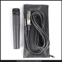 For Shur-e SM57 Dynamic Vocal Microphone Wired Mic Wired Karaoke Microphone for Speaker with Big Pin Professional Dynamic Audio Vocal Mic