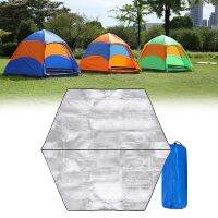 【cw】 Camping Foil Sleeping Mat Waterproof Tent Aluminium Beach Mat ！