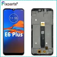 สำหรับ Motorola Moto E6 Plus จอแสดงผล LCD พร้อมหน้าจอสัมผัสดิจิทัลแผงประกอบ PAGA0004อะไหล่สำหรับหน้าจอ LCD E6s Moto