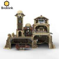 ฟิกเกอร์ภาพยนตร์ Bricklink Star House The Boba S Throne Room Palace Tatooine City Archecture 75326ชุดของเล่นบล็อกตัวต่อ