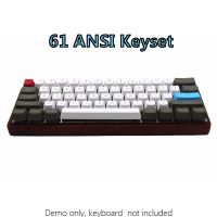 （Miss qis keycap）61ANSI-LayoutProfile PBT ปุ่มกดหนาสำหรับ60 MechanicalForMX Switches MechanicalKeyboard