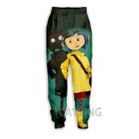 New fashion 3D printed Coraline casual sports pants, sports pants, mens three piece pants, mens and womens jogging pants H01