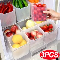 3/1Pcs Fridge Storage Food Refrigerator Door Organizer Bins Shelf Basket Fruit Spice