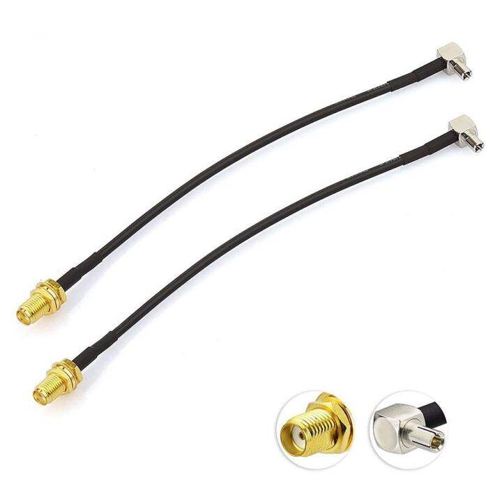 2Pcs 4G LTE Antenna SMA Jack To TS9 Plug for Netgear Nighthawk MiFi