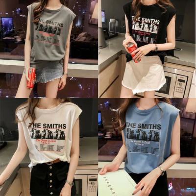 (พร้อมส่ง) Fashion Dress SHOP เสื้อยืดแขนกุดเอาใจสาวเท่เปรี้ยวเก๋ไม่เหมือนใครสาว ๆ สายลุยต้องจัด