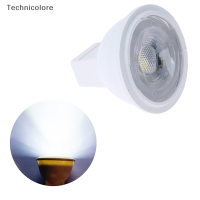 Technicolore หลอดไฟ LED MR11 3W 1ชิ้น, ดวงไฟสปอร์ตไลท์ ac DC12V ประหยัดพลังงานโคมไฟสปอตไลท์แบบขาคู่โคมไฟบ้านในร่มหลอดฮาโลเจน