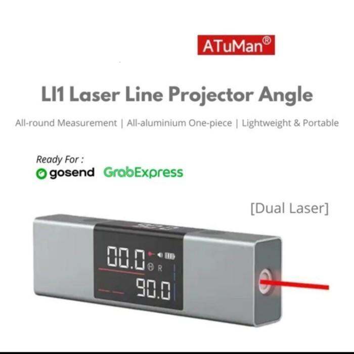 DUKA ATUMAN LI1 LASER LINE PROJECTOR ANGLE INCLINOMETER DUAL LASER
