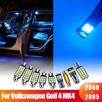 For Volkswagen VW Golf 4 MK4 2000 2001 2002 2003 2004 2005 9Pcs Canbus Car LED Interior Reading Lamps Trunk Light Accessories