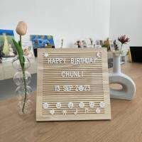 Letter Board เกาหลี มาใหม่ มินิมอลกว่าเดิม ใช้บอกชื่อ น้ำหนัก วดปเกิดของน้อง by Babyworldoutlet