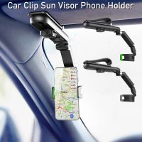 Universal Multifunctional 360 Degree Rotatable Car Phone Holder Auto Rearview Mirror Seat Hanging Clip Mount Bracket for Car