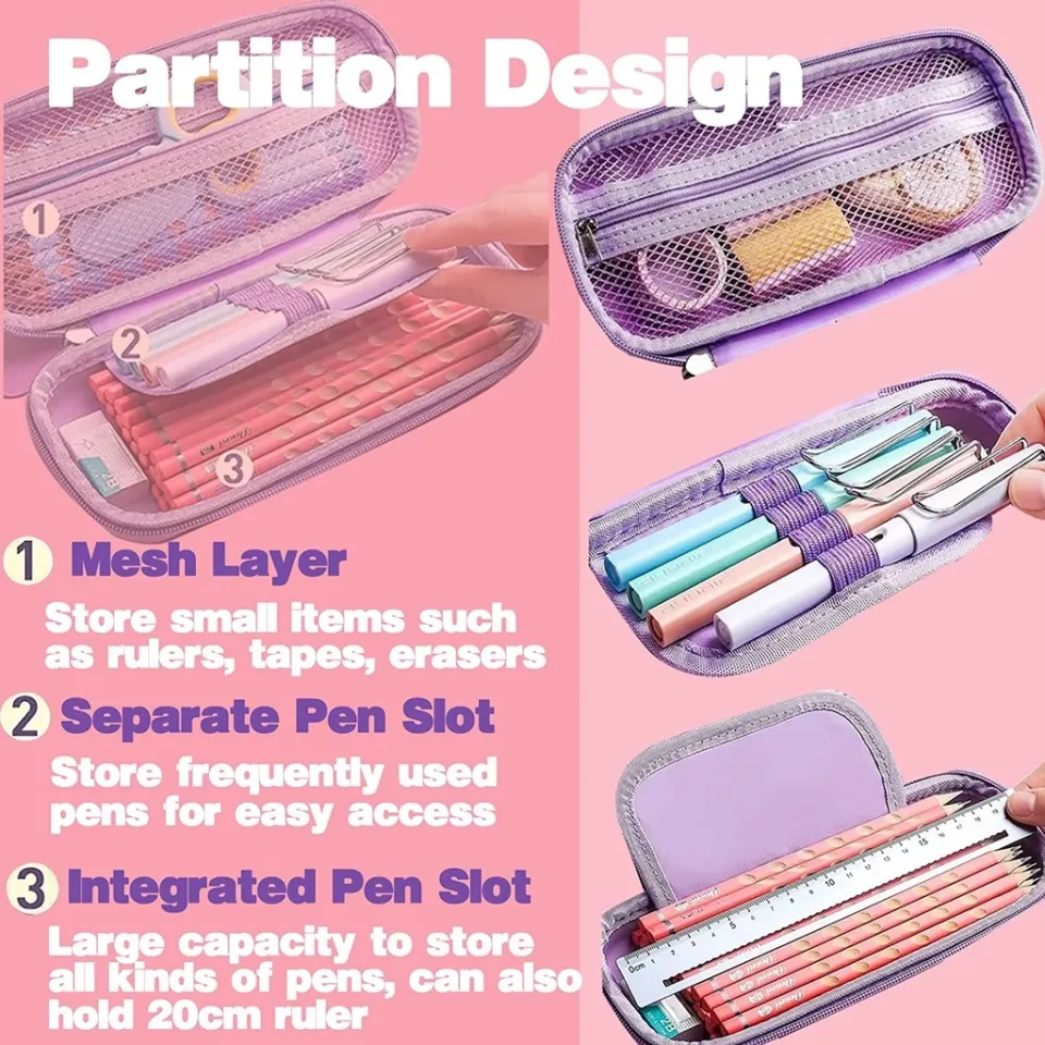 Pencil Case Kawaii School Pencil Cases Stationery Estuche 3D Space