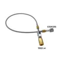 UMEGA สายเติมถัง CO2 โซดา TS-6+CGA320+TR21-4 ยาว 1 ม.