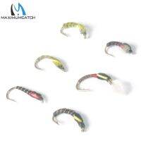 【hot】❍ Maximumcatch 12pc Assorted Epoxy Nymph Flies Chironomid Midge Grayling Trout 8 10 12 Fishing Bait Artificial Lures