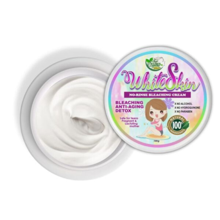 White Skin Organic No Rinse Bleaching Cream, body cream safe for