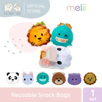 Melii Reusable Animal Snack Bags | Multi