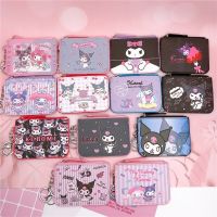 Hello Kitty Coin Purse Girl Cartoon Kuromi ID Card Holder Badge with Keychain Change Card Case Wallet business card case Card Holders