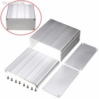 ☽ﺴ 1pc Aluminum Enclosure Case Silver DIY Electronic Project PCB Instrument Box 100x100x50mm