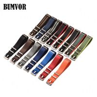 【YP】 Watchband Colorful Woven 16mm 18mm 20mm 22mm 24mm Sport Fabric with Buckle