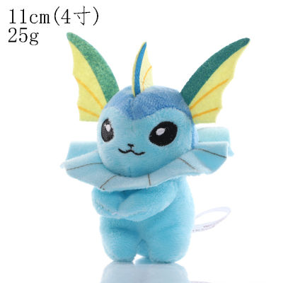 （HOT)10pcslot Pokemon Eeveelution Plush Keychain Doll Pendant Toy Leafeon Sylveon Flareon Umbreon Vaporeon Espeon Jolteon Kids Gifts