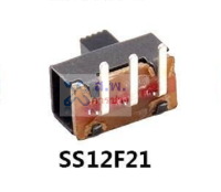 สวิทช์ เลื่อน Slide switch Toggle switch 3 ขา ขนาด 5.8x10.5mm #สวิทช์เลื่อน(3ขา,SS12F21) (1 ตัว)