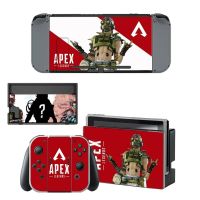 [Enjoy the small store] APEX Legends Nintendoswitch สกินจอยเกม Nintend Switch สติกเกอร์รูปลอกสำหรับ Nintendo คอนโซล Joy-Con ขาตั้งตัวควบคุม