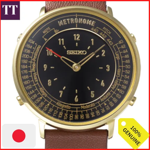 SEIKO Metronome Watch Standard Line (dark brown), SEIKO节拍器手表标准系列（深棕色） |  Lazada PH