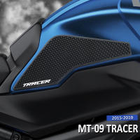 2015-2019สีดำรถจักรยานยนต์สติกเกอร์ Anti SLIP การใช้ถัง Pad เข่าสำหรับ Yamaha Tracer MT-09 FJ-09 Tracer 900 2018 2017 2016