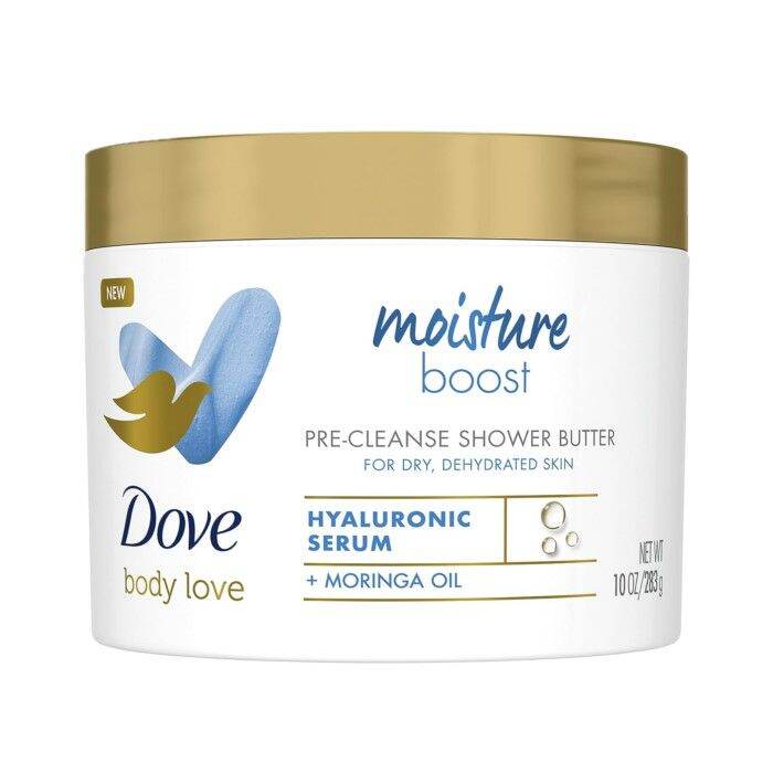 Dove, Body Love, Moisture Boost, PreCleanse Shower Butter, 10 oz