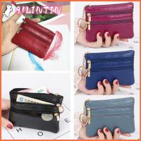 91LINTIN อเนกประสงค์ Women Clutch Short Small หนัง PU Wallet Money Bag Mini Coin Purse Keychain Card Holder