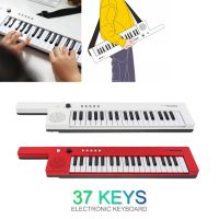 Rechargeable 37 Keys Guitar Electronic Organ Mini Key Board Children Piano With Microphone Musical &amp; Shoulder Strap Gift