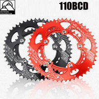 การสำรวจกลางแจ้งจักรยานวงรี Chainring 110BCD จักรยานถนนรอบ Chainring Chainwheel ขี่จักรยานชิ้นส่วน (กับ5เหล็กคู่แผ่นเล็บ)