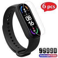 卐 6x pełnoekranowy ochraniacz dla Xiaomi Mi Band 7 Pro 6 5 4 3 2 folia ochronna dla Xiaomi Miband Mi Band 7 Pro 6 5 4 3 2 folia filmowa