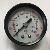 เกจวัดแรงดันลม ขนาด1.5 เกลียวออกหลังทองเหลือง  ( Pressure Gauge )