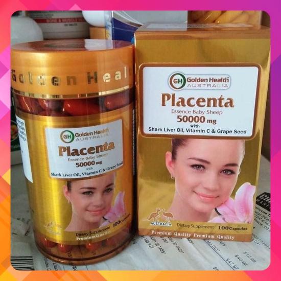 Hàng chuẩn úc golden health placenta - viên uống nhau thai cừu placenta - ảnh sản phẩm 6