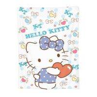 【In Stock】 Sanrio Hello Kitty Flannel Ultra-Soft Micro Fleece Blanket for Bed Couch Sofa Air Conditioning Blanket