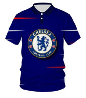 Chelsea Polo Shirt Super Hero Logo Soccer Football Tee POLO Shirt Short Sleeve 24（Contact the seller, free customization）