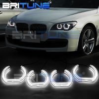 Angel Eyes สำหรับ BMW F01 F02อุปกรณ์เสริมปรับ F03 F04 730d 740d 740i 750i 760i Xenon ไฟหน้า DTM สไตล์ Switchback ไฟรถ