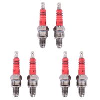 Pack of 6 Racing 3 Electrode Spark Plug A7Tc for 50Cc 110Cc 125Cc 150Cc Atv Scooter Dirt Bike Go Kart