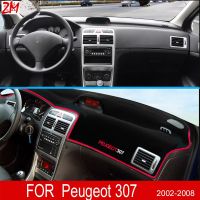 For Peugeot 307 2002~2008 307Sw 307Cc Anti-Slip Mat Dashboard Pad Sunshade Dashmat Protect Carpet Accessories 2003 2004 2005 SW