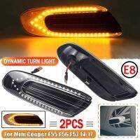 Led แบบไดนามิกด้านข้างไฟเลี้ยวไฟสัญญาณ Repeater Light Sequential ไฟกระพริบสำหรับ BMW Mini Cooper F55 F56 F57 2014-2017