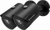 Amcrest 2-Pack UltraHD 5MP Outdoor POE Camera 2592 x 1944p Bullet IP Security Camera, Outdoor IP67 Waterproof, 103° FOV, 2.8mm Lens, 98.4ft Night Vision, 5-Megapixel, IP5M-B1186EB-28MM (Black)