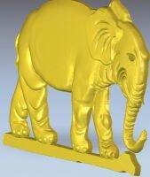 【✔In stock】 shen1817474 3d รุ่น Relief Elephant_4สำหรับ Cnc ในรูปแบบไฟล์ Stl