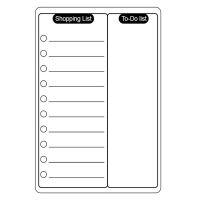 HUA JIA XIN Plan Notepad Memo Ic สติกเกอร์รายการขายของชำตัวช่วยวางแผนสัปดาห์ Ic แม่เหล็กติดตู้เย็นตารางแผนการทำงานง่าย