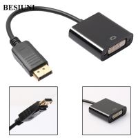 Displayport DP male to DVI Female Adapter Video Display Port Cable Converter for PC Laptop Black